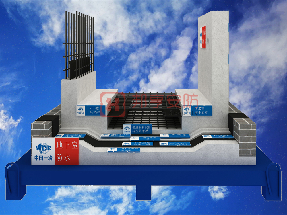 地下室防水質(zhì)量樣板展示、工藝質(zhì)量樣板、工法質(zhì)量樣板